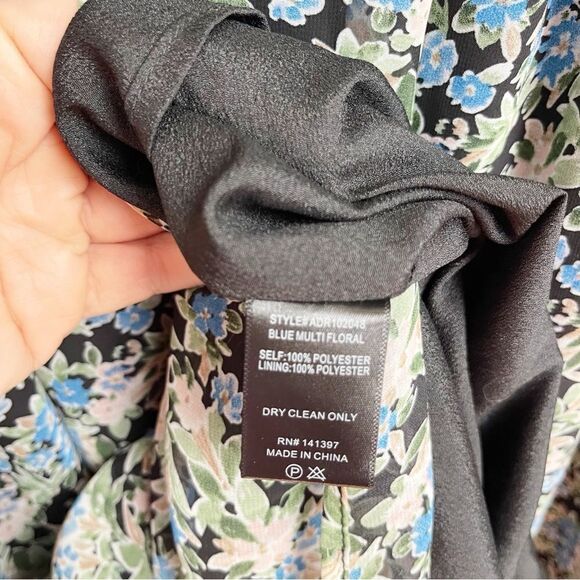 Astr The Label Dress Multi Floral square neck XL - Picture 4 of 5